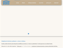 Tablet Screenshot of duris.sk